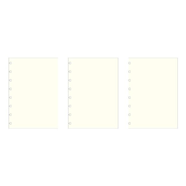 3x 32pc Filofax A5 Notebook Refill White Plain Paper Writing School Stationery
