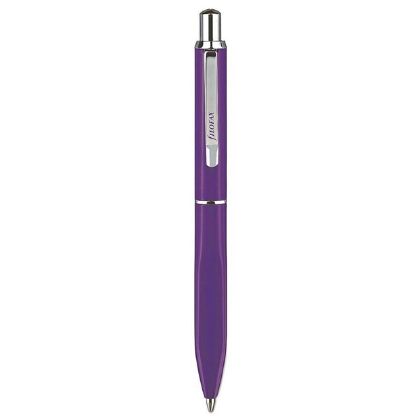 Filofax Calipso Push Ballpen Ink Stationery Writing/Signing Office Pen Purple