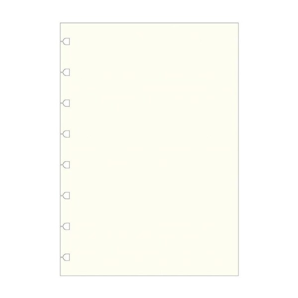 60pc Filofax A5 Notebook Refill Plain Paper Filler Writing Stationery Marble