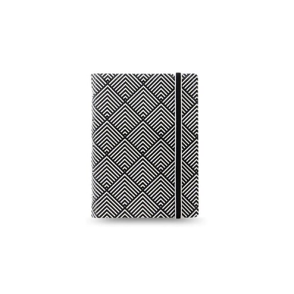 Filofax Impressions Pocket Notebook Stationery A4/A5 Refillable Black/White