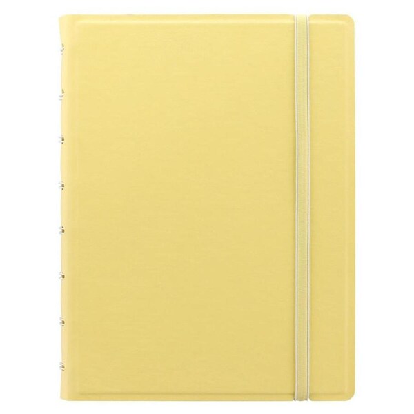 Filofax Classic A5 Notebook Ruled Page Office Writing Stationery Pastel Lemon