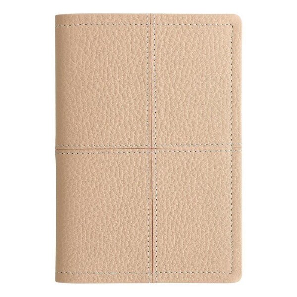 Filofax Classic Stitch Soft Passport Holder Cover Case Travel Accessory Peach