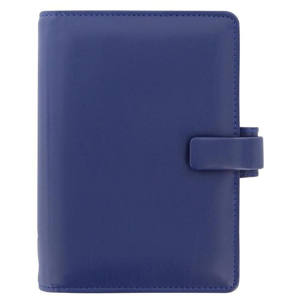 Filofax Metropol Personal Organiser Diary Planner Notepad Faux Leather Navy