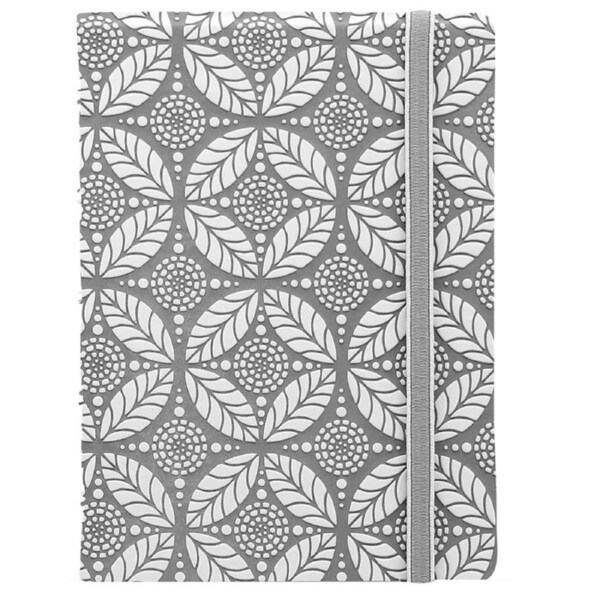 Filofax Impressions Pocket Notebook Office/School A4/A5 Refillable Grey/White