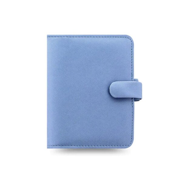 Filofax Saffiano Pocket Organiser Planner Stationery Faux Leather Vista Blue