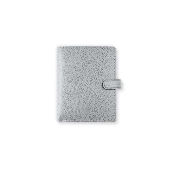 Filofax Finsbury Pocket Personal Organiser/Diary Note Leather Slate Grey 15cm