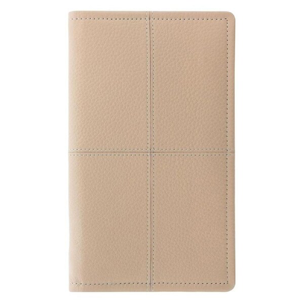 Filofax Classic Stitch Soft Travel Wallet Boarding Pass Storage Holder Peach