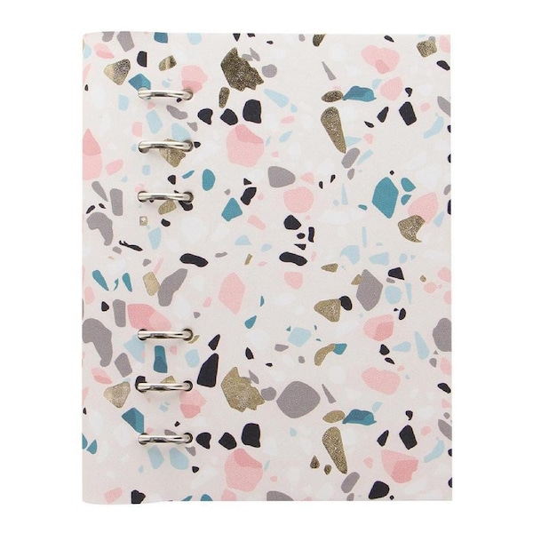 Filofax Architexture A5 Personal Clipbook Organiser Planner/Journal Terrazzo