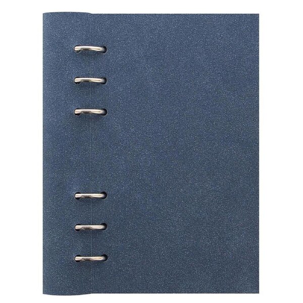 Filofax Architexture A5 Personal Clipbook Organiser Planner/Notes Blue Suede