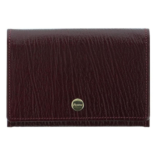 Filofax Chester Business/Credit Card Holder ID Storage Wallet Organiser Red