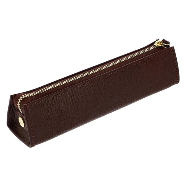 Filofax Chester Zip Ball Pen Case Pouch Holder Pencil Stationery Storage BRN