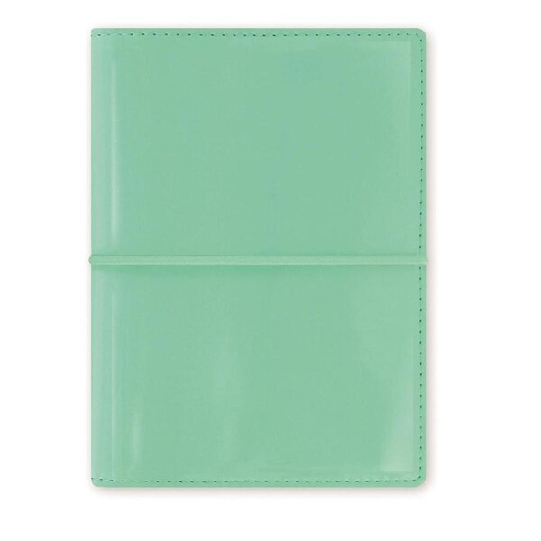 Filofax Domino Patent Pocket Organiser Notepad Planner Stationery Turquoise