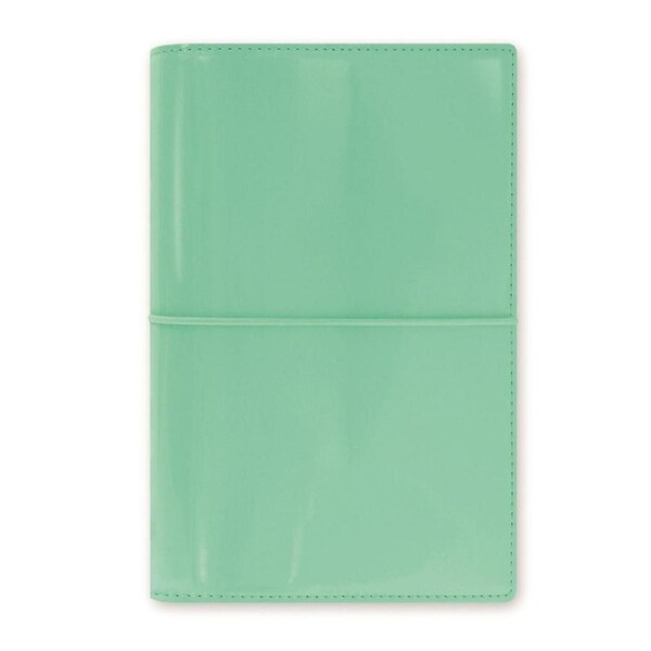 Filofax Domino Patent Personal Organiser Diary/Task Planner Notepad Turquoise