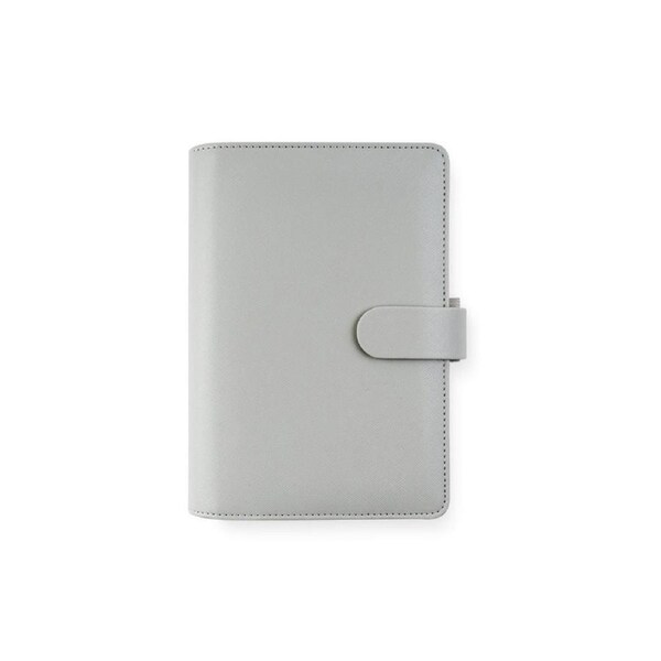 Filofax Saffiano Personal Organiser Diary/Task Planner Faux Leather Granite