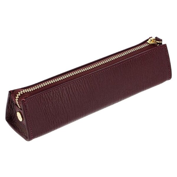 Filofax Chester Zip Ball Pen Case Pouch Holder Pencil Stationery Storage Red