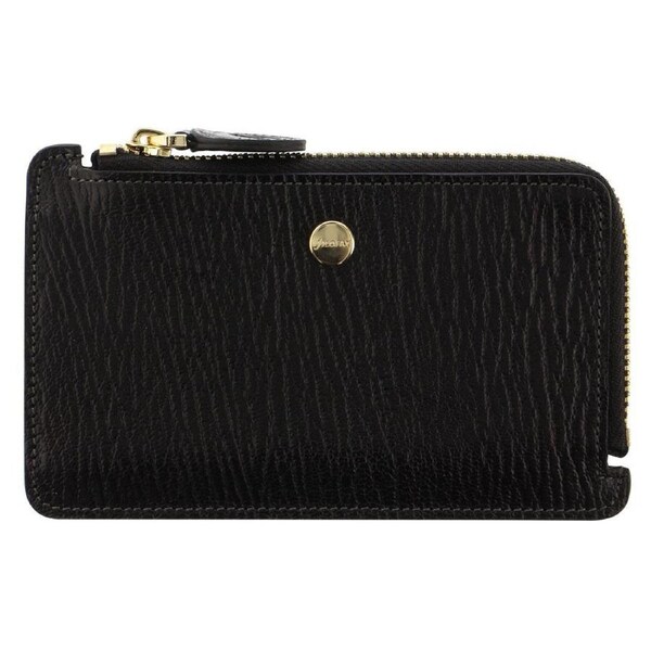 Filofax Chester Leather Zip Pocket Wallet Women's Credit Card Slot Holder BLK