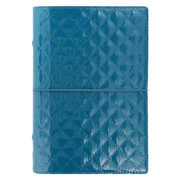 Filofax Domino Luxe Personal Organiser/Planner Diary Notepad Stationery Teal