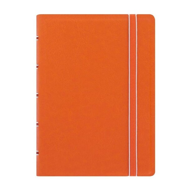 Filofax Pocket Classic Notebook Writing School Stationery Refillable Orange