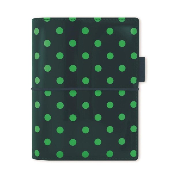 Filofax Domino Patent Pocket Organiser Personal Diary/Task Planner Pine/Spots