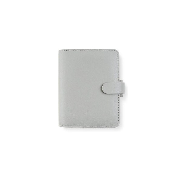 Filofax Saffiano Pocket Organiser Diary Planner Notepad Faux Leather Granite