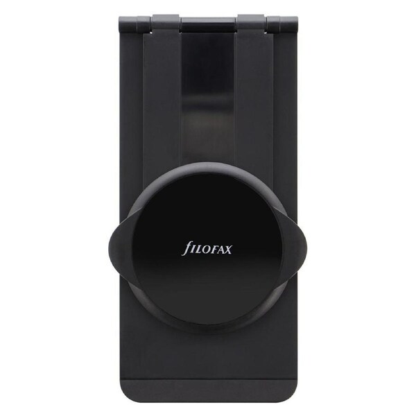 Filofax 17cm Plastic Enitab360 Tablet Holder Tabletop Stand Mount Large Black
