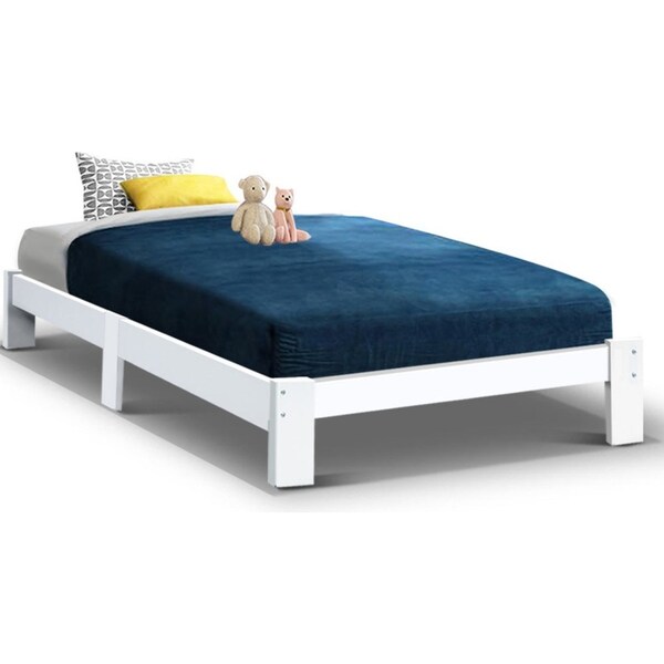 Bed Frame King Single Size Wooden Mattress Base Timber Platform