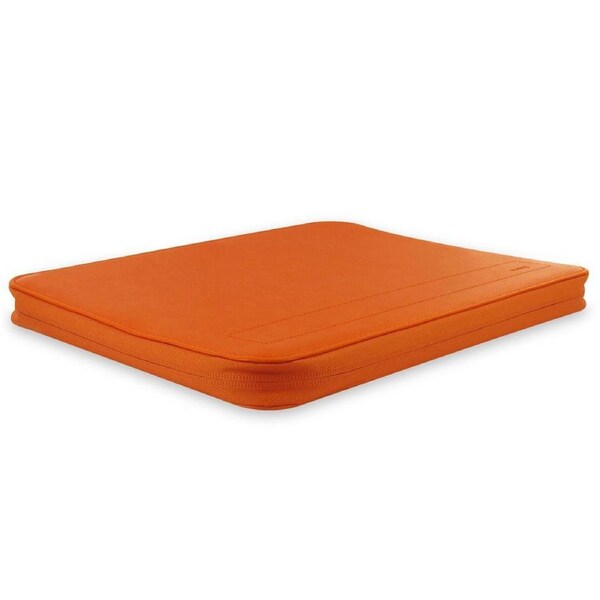 Filofax A4 Penny Bridge Zipped Tablet Case Folio w/ Ruled Notepad Tangerine