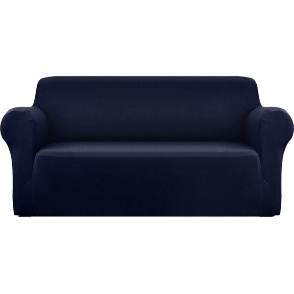 Sofa Cover Elastic Stretchable Couch Covers Navy 3 Seater