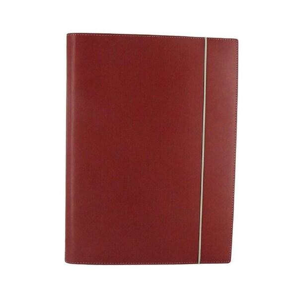 Filofax A4 Domino Conference Folder Folio Carry Case Personal Organiser Red