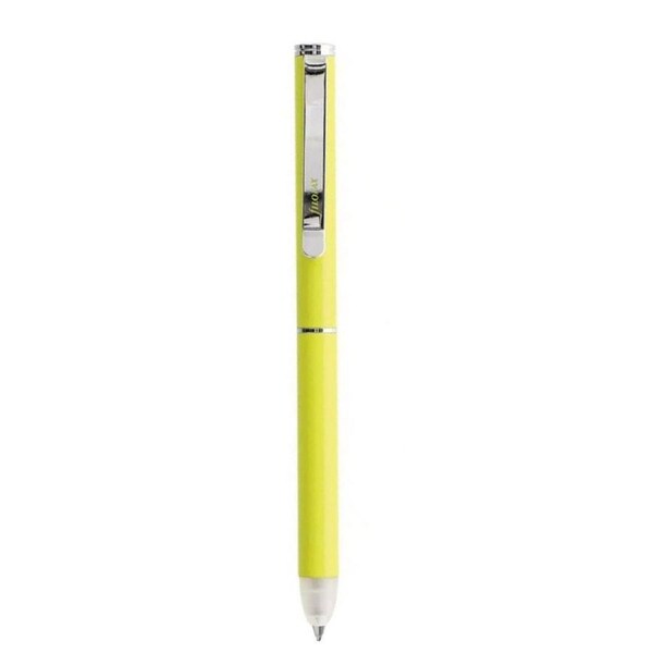 Filofax 13cm Saffiano Erasable Ink Ballpen Office Writing Fluorescent Yellow