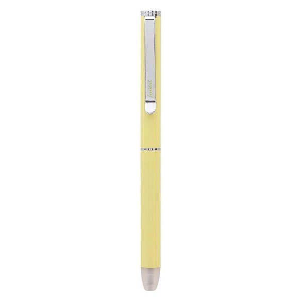 Filofax 13cm Clipbook Erasable Ballpen Write/Sign Office Stationery Pen Lemon