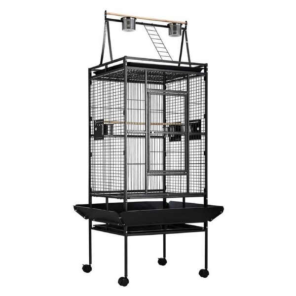 Bird Cage Pet Aviary Travel Stand Budgie Parrot Toys Large - 173cm