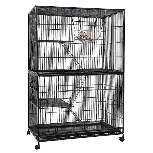 Rabbit Cage Bird Ferret Parrot Aviary Cat Hamster - 4 Level