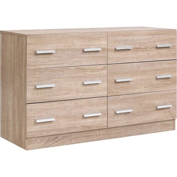 6 Chest of Drawers Cabinet Dresser Table Tallboy Lowboy Storage Wood