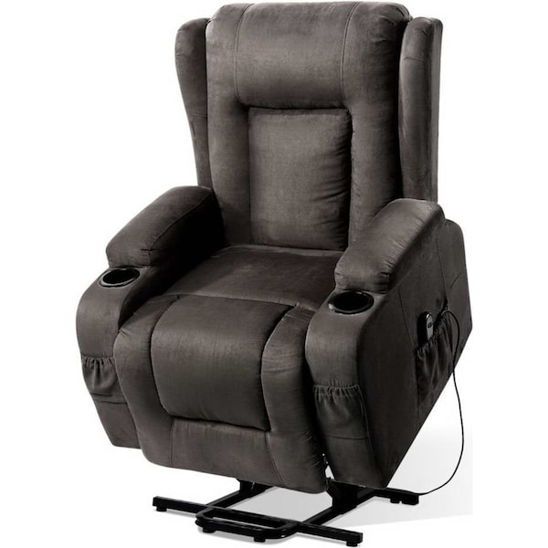 Electric Recliner Chair Lift Heated Massage Chairs Fabric Lounge Sofa