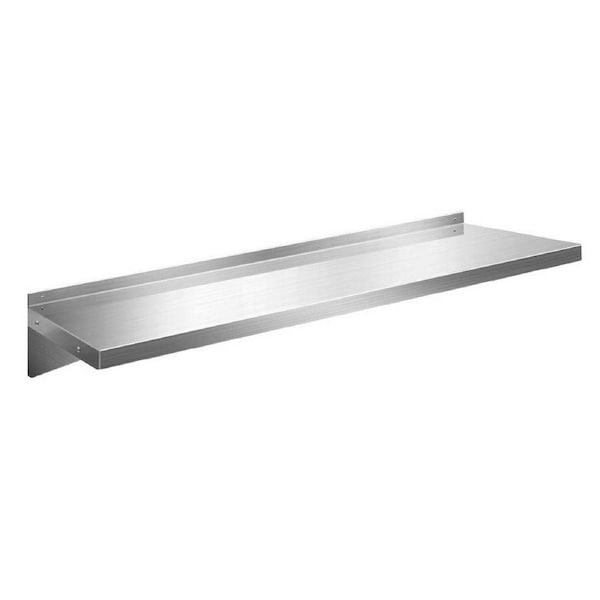 1200mm Stainless Steel Wall Shelf Kitchen Shelves Rack Mounted Display Shelving