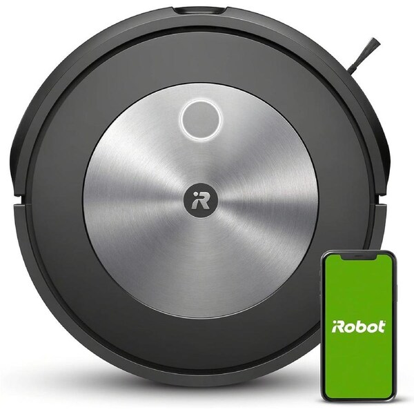 iRobot Roomba j7 (7150) Wi-Fi Connected Robot Vacuum - Identifies and avoids Obstacles Like pet Waste & Cords, Smart Mapping, Works with Alexa, Ideal for Pet Hair, Carpets, Hard Floors, Roomba J7