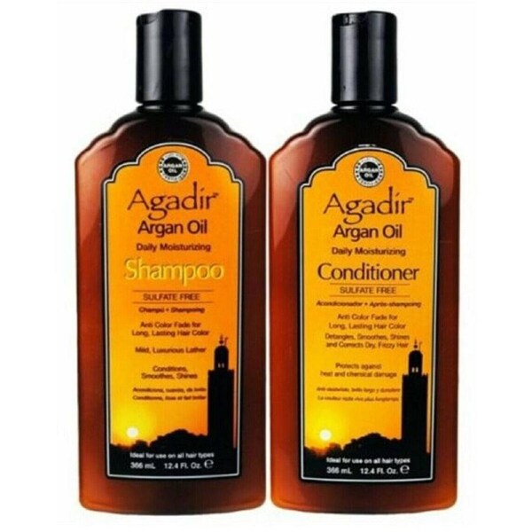 Agadir Moroccan Argan Oil Daily Moisturizing Shampoo & Conditioner Duo