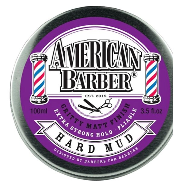 American Barber Hard Mud Wax 100ml Pack