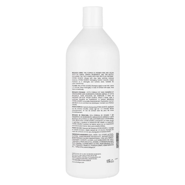 Biolage HydraSource Detangling Solution 1lt