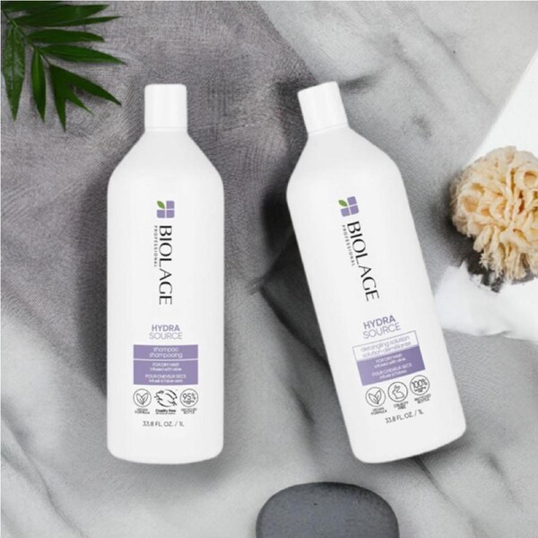 Biolage Hydrasource Shampoo and Detangling Solution Duo