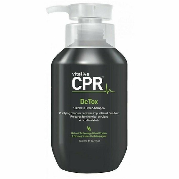 CPR Detox Sulphate Free Purifying Cleansing Shampoo 1 x 500ml