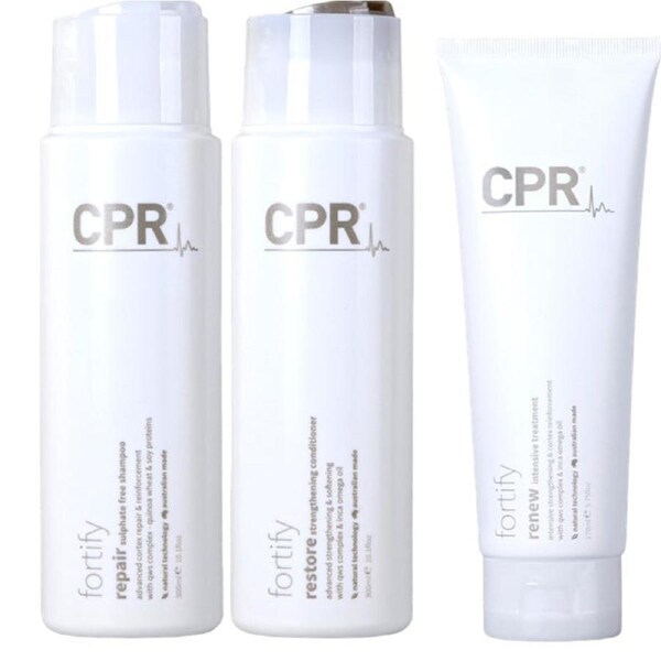 Vitafive CPR Fortify Repair Shampoo, Conditioner Treatment Trio