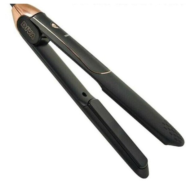 Diva Glam Professional Ceramic Styler Hair Straightener Flat Iron black Edition