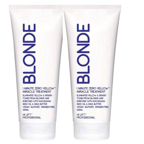 Hi Lift Professional 1 Minute Zero Yellow Miracle Treatment DUO