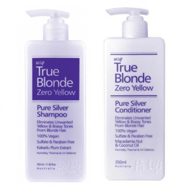 Hi Lift Professional Zero Yellow True Blonde Zero Yellow Pure Silver 350ml Duo Pack