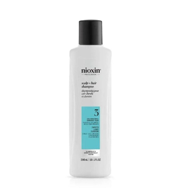 Nioxin System 3 Cleanser Shampoo 300ml - Colour-Treated Thinning Hair
