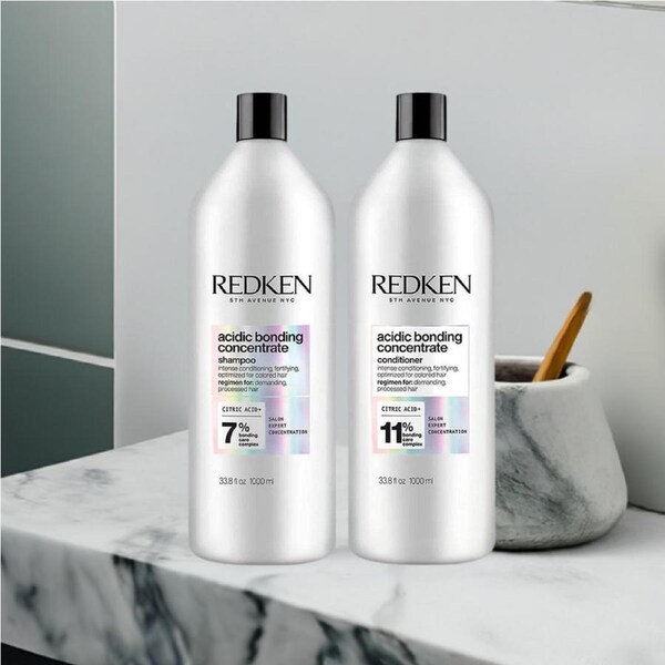 Redken Acidic Bonding Concentrate Shampoo & Conditioner 1000ml DUO