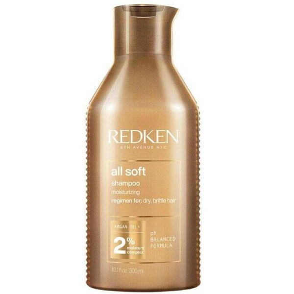 Redken All Soft Shampoo 300ml for Dry, Brittle Hair in need of Moisture