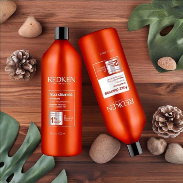 Redken Frizz Dismiss 1lt Duo for Humidity protection and Smoothing Sulfate Free